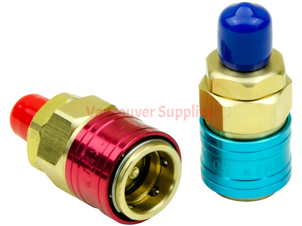 Quick Connect Coupler Adapters Air Conditioning R134a R12a